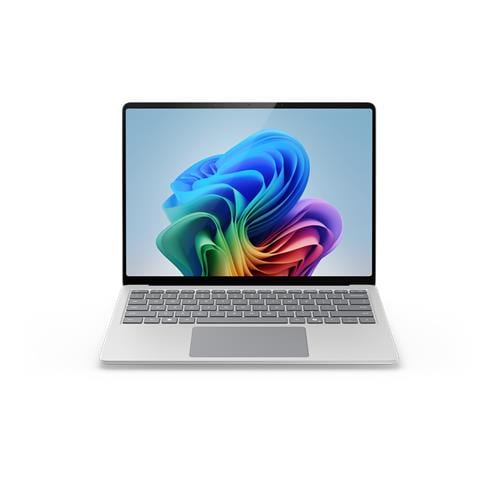 Surface Laptop 7 Copilot+ PC Qualcomm Snapdragon X1E-80-100 Computer portatile 35 cm (13.8") Touch screen 16 GB LPDDR5x-SDRAM 512 GB SSD Wi-Fi 7 (802.11be) Windows 11 Home Platino - Foto 1