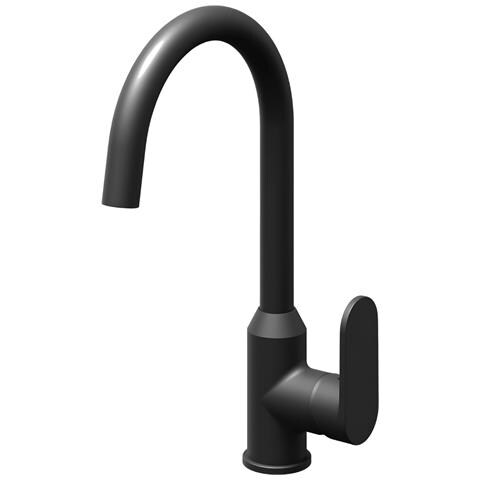 Miscelatore Monocomando Lavello Cucina Canna Orientabile Sofia Installazione Rapida *** Finitura- : Nero Opaco - Foto 1