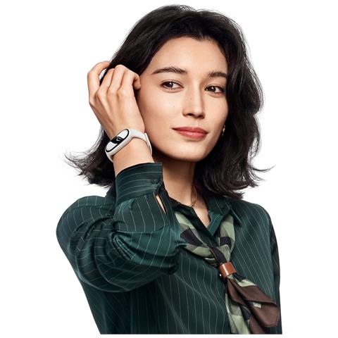 Smart Band 10 Silver AMOLED Braccialetto per rilevamento di attività 4,37 cm (1.72") Argento - Foto 2