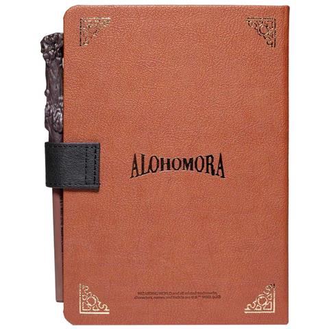 Quaderno A5 Con Penna A Forma Di Bacchetta Magica, Marrone - Foto 2