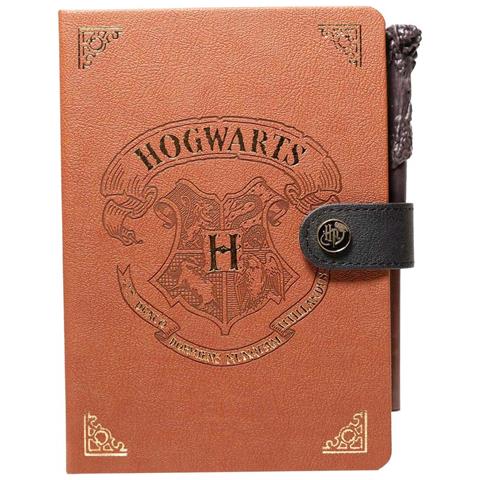 Quaderno A5 Con Penna A Forma Di Bacchetta Magica, Marrone - Foto 1