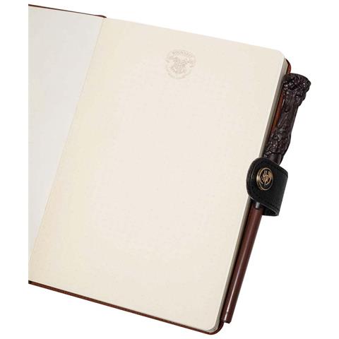 Quaderno A5 Con Penna A Forma Di Bacchetta Magica, Marrone - Foto 4