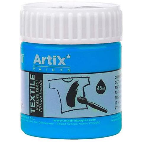 Confezione Da 6 Pz. Pittura Textile Blu Medio 45 Ml - Foto 2