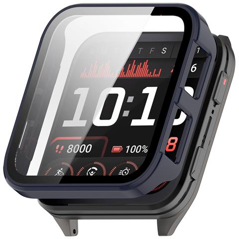 Custodia Protettiva Con Pellicola Integrata Per Garmin Venu X1 - Protezione Completa Blue - Foto 1