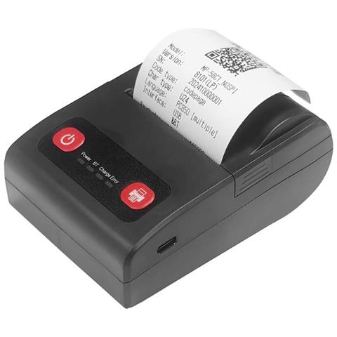 Mini Stampante Termica Portatile 58mm - Connettività Usb E Bluetooth - Foto 1