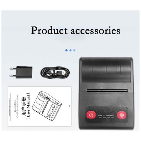 Mini Stampante Termica Portatile 58mm - Connettività Usb E Bluetooth - Foto 4