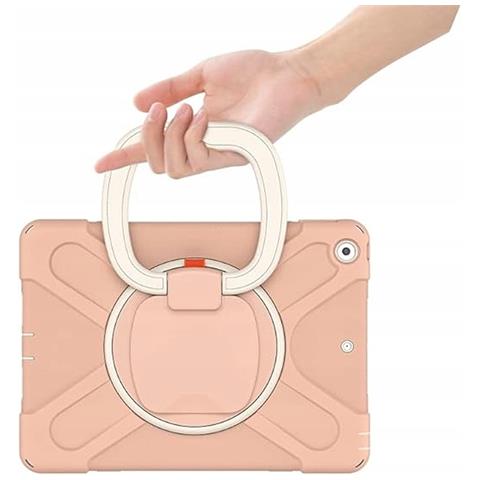 Custodia Per Ipad 6/air 2 Con Supporto E Tracolla Rosa - Foto 4