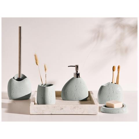 Set Da 5 Accessori Per Il Bagno Coata Grigio Chiaro - Foto 1