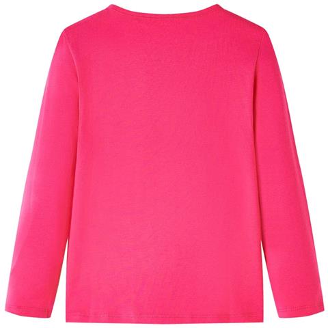 Maglietta da Bambina a Maniche Lunghe Fucsia 128 - Foto 2
