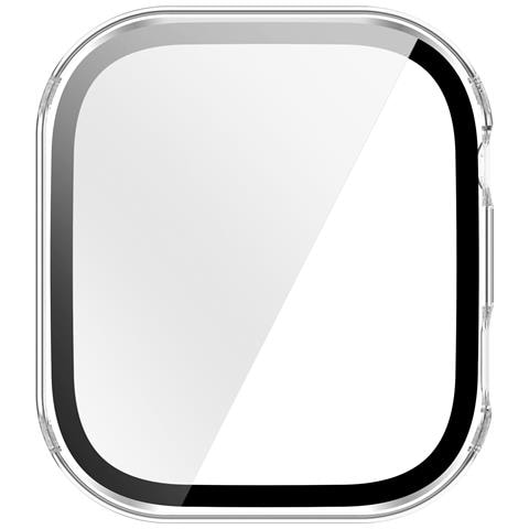 Custodia Protettiva Integrata In Vetro Temperato E Pc Compatibile Con Redmi Watch 6 - Copertura Completa Transparent - Foto 2