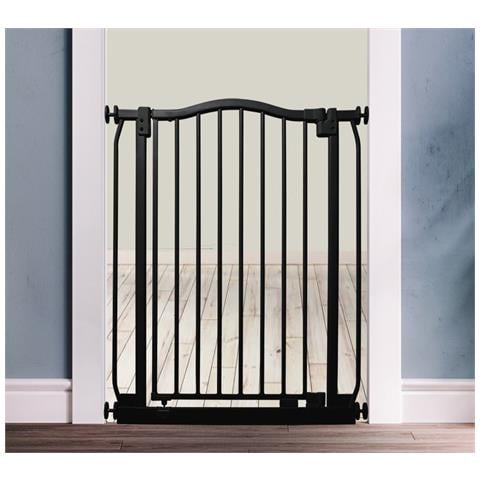 Safetots Cancelletto Di Sicurezza Con Parte Superiore Incurvata, 207cm - 216cm, Nero Opaco - Foto 2