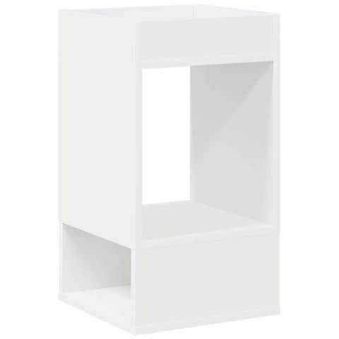 Tavolino Bianco 30 x 30 x 56 cm Legno multistrato - Foto 1