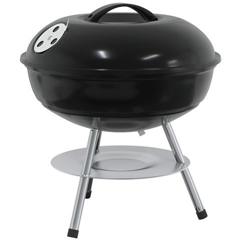 Griglia a carbone Nero 36,5 x 36,5 x 40 cm - Foto 1