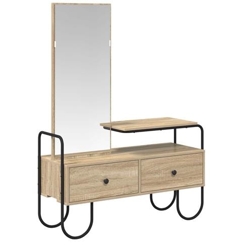 Tavolo da Trucco Rovere Sonoma Legno ingegnerizzato - Foto 1