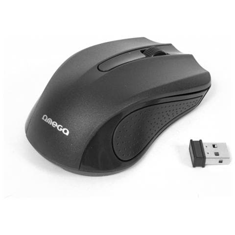 Mouse Wireless OM-0419B 1000 dpi Nero - Foto 1