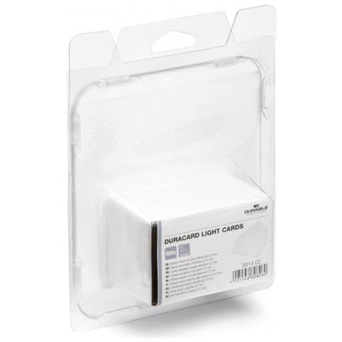 100 tessere bianche 0,5mm x duracard id300 durable - Foto 2