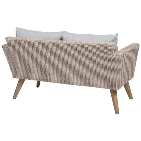 Set Da Giardino In Rattan Marrone E Grigio Vittoria - Foto 27