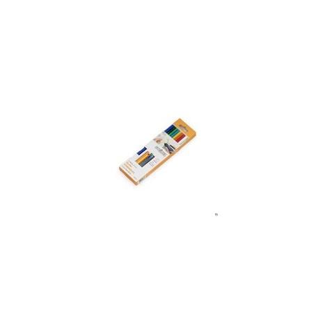 Stick Di Colla A Colori Con Diametro Di 7 Mm Cartucce Di Colla A Caldo Lunghe 150 Mm, Collante Universale Colorato Per Diversi Materiali, Da Confezione 96 G, 16 Pezzi, 006969 - Foto 2