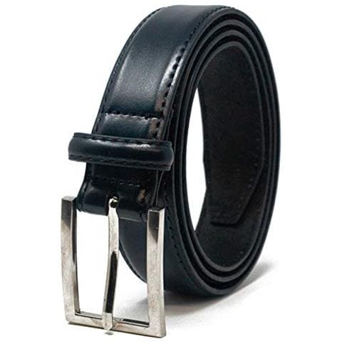 30 Millimetri Mens (1.25) Tuta In Pelle Pantaloni Piuma Cucito Black Belt Piccolo - Foto 1