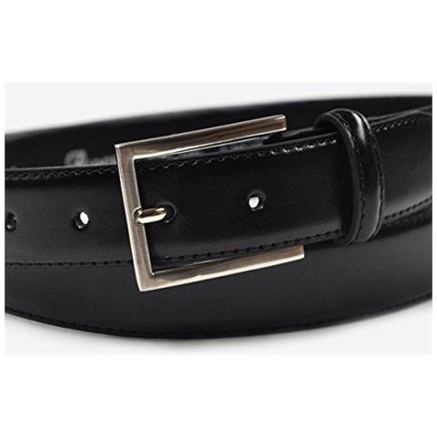 30 Millimetri Mens (1.25) Tuta In Pelle Pantaloni Piuma Cucito Black Belt Piccolo - Foto 4