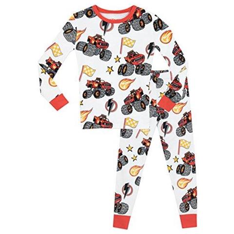 Blaze E Il Mostro Machines Dei Pigiami - Snuggle Fit - Da 18 A 24 Mesi Bianco - Foto 1