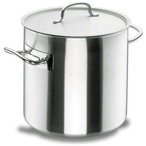 50132 - Pentola alta in acciaio inox, coperchio incluso, adatta a tutti i tipi di fornelli, - Foto 1