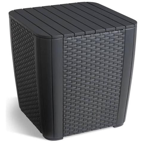 Keter Tavolino da Giardino Luzon Vimini Piatto Graffite - Foto 1