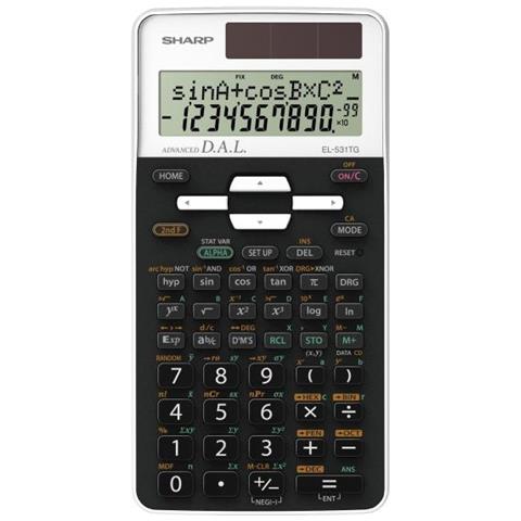 El-531tg Calcolatrice Tasca Calcolatrice Scientifica Nero, Bianco - Foto 1