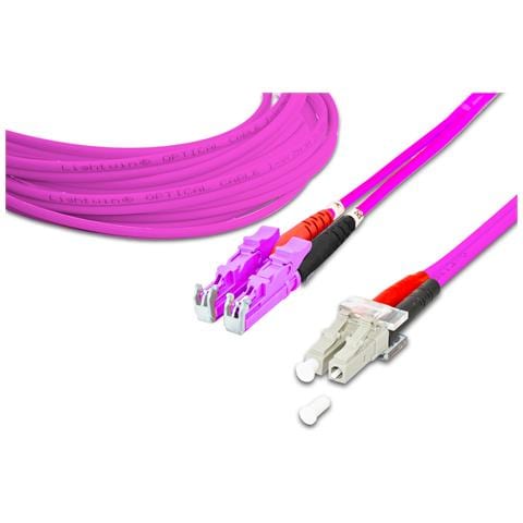 LDP-50 LSH-LC 10.0 OM4 cavo InfiniBand e in fibra ottica 10 m E-2000 (LSH) Viola - Foto 1