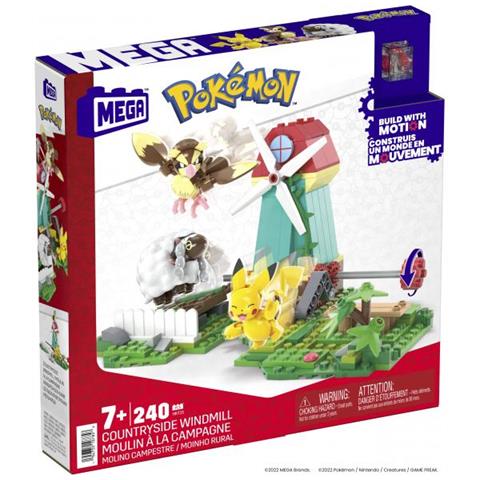Mega Trust - Pokemon - Moulin Ha La Campagna - Costruzione - 6 Anni E + - Foto 3
