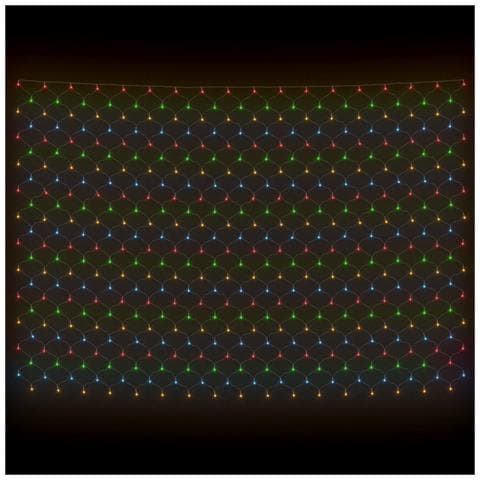 Luci Di Natale Rete Colorate 3x2m 204 Led Interni Esterni - Foto 8