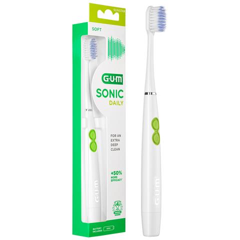 Spazzolino Sonico Gum Sonic Daily (bianco) - Foto 2