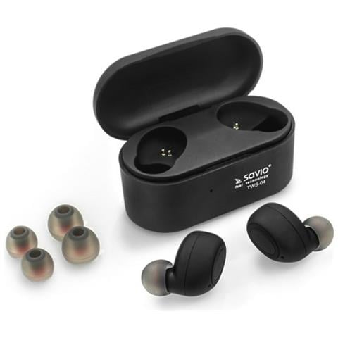 Auricolari In Ear Bluetooth Savio Tws-04 Nero Grafite - Foto 2