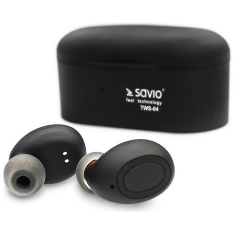 Auricolari In Ear Bluetooth Savio Tws-04 Nero Grafite - Foto 5