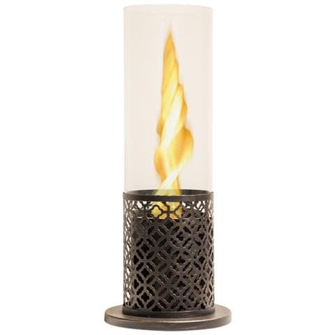 Camino A Bieotanolo Biocamino Da Tavolo Tolosa Nero Oro D20 X H49,5 Interno Esterno - Foto 1