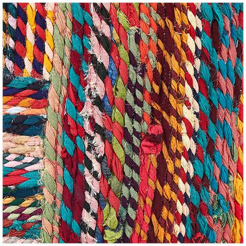 Pouf Mekhtar Cotone Multicolore - Foto 2