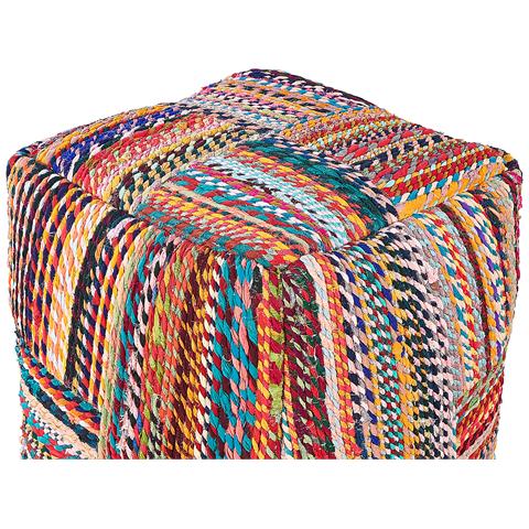 Pouf Mekhtar Cotone Multicolore - Foto 5