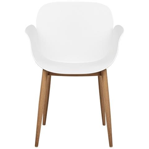 Set Di 2 Sedie Da Pranzo Bianche Abilene - Foto 2