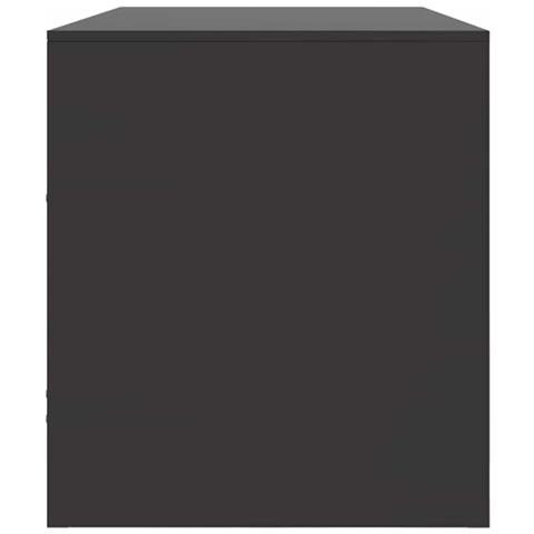 Mobile TV Nero 99x39x44 cm in Acciaio - Foto 10