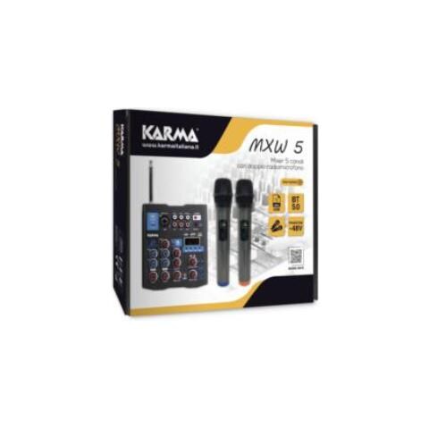 Mixer Audio Compatto MXW 5 Canali con Doppio Radiomicrofono VHF - Foto 2