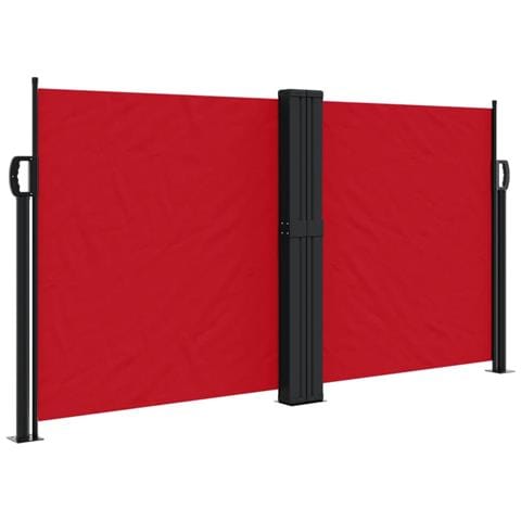 Tenda Da Sole Laterale Retrattile Rossa 120x1200 Cm - Foto 2