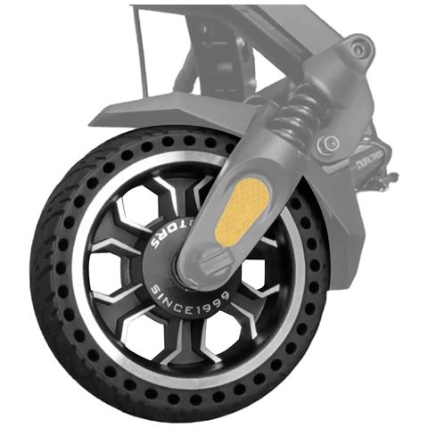Ruota Anteriore Completa Per Dualtron Mini Pneumatico Pieno Integrato, Nero - Foto 2