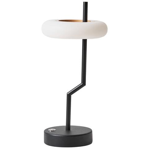 Lampada Da Tavolo Senza Fili A Led Alviela Con Dimmer Metallo Nero - Foto 2