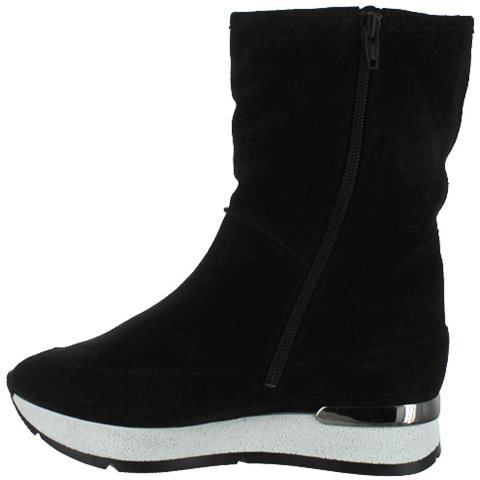 Stivali Da Donna Hogl In Camoscio Nero Isolati Con Goretex 36 - Foto 3