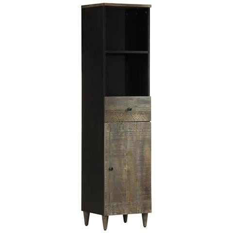 Mobile Da Bagno 38x33x160 Cm In Legno Massello Di Mango - Foto 1