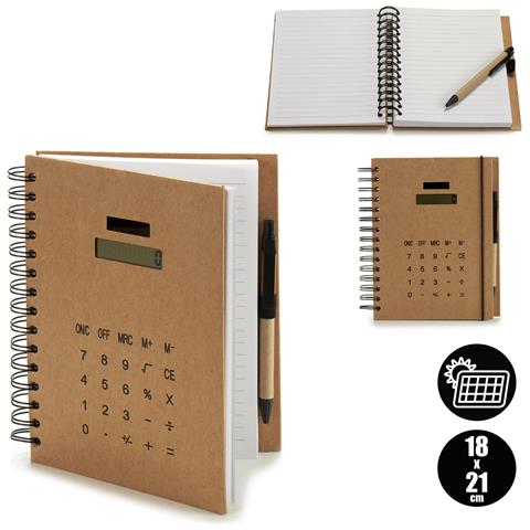Quaderno Calcolatrice Con Penna 21 Cm. - Foto 3