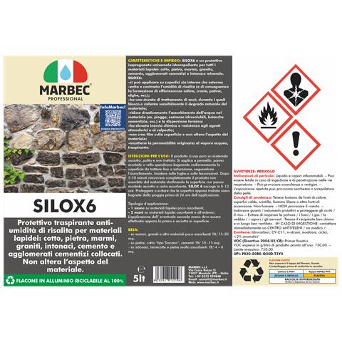Silox6 5lt - Protettivo Idrorepellente Silox 6 - Foto 2