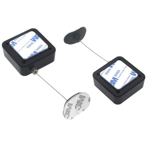 Scatola A Tiraggio Antifurto Nera - Cavo Da 2 M Con Lucchetto E Cappuccio - Foto 1