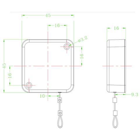 Scatola A Tiraggio Antifurto Nera - Cavo Da 2 M Con Lucchetto E Cappuccio - Foto 2