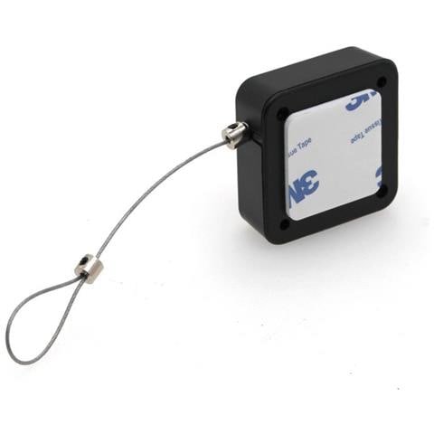 Scatola A Tiraggio Antifurto Nera - Cavo Da 2 M Con Lucchetto E Cappuccio - Foto 5